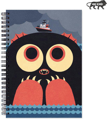 

VenTechno A5 Diary(Cute Designer Wirebound Ruled Paper Sheets Personal and Office Stationary Notebooks Diary, Multicolor)