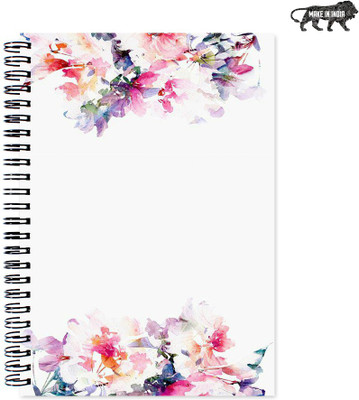 

VenTechno A5 Diary(Cute Designer Wirebound Ruled Paper Sheets Personal and Office Stationary Notebooks Diary, Multicolor)