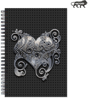 

VenTechno A5 Diary(VT Designer Wirebound Ruled Paper Sheets Personal and Office Stationary Notebooks Diary, Multicolor)