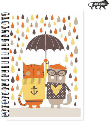 VenTechno A5 Diary(Cute Designer Wirebound Ruled Paper Sheets Personal and Office Stationary Notebooks Diary, Multicolor)
