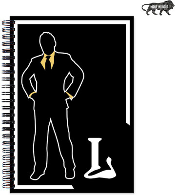

VenTechno A5 Diary(Professional Man 'L' A5 Designer Wirebound Ruled Paper Sheets Personal and Office Stationary Notebooks Diary, Multicolor)