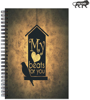 

VenTechno A5 Diary(VT Designer Wirebound Ruled Paper Sheets Personal and Office Stationary Notebooks Diary, Multicolor)
