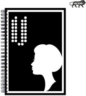 

VenTechno A5 Diary(She 'U' A5 Designer Wirebound Ruled Paper Sheets Personal and Office Stationary Notebooks Diary, Multicolor)
