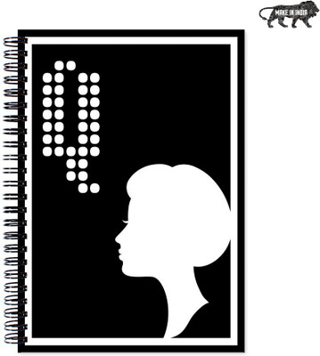 

VenTechno A5 Diary(She 'Q' A5 Designer Wirebound Ruled Paper Sheets Personal and Office Stationary Notebooks Diary, Multicolor)