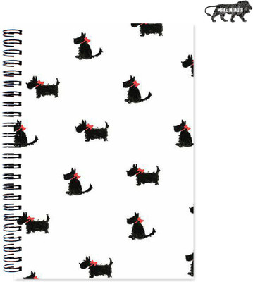 

VenTechno A5 Diary(Cute Designer Wirebound Ruled Paper Sheets Personal and Office Stationary Notebooks Diary, Multicolor)