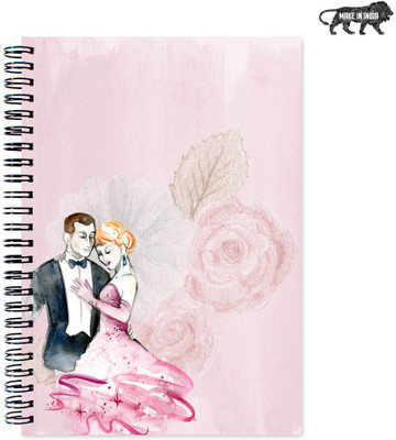 VenTechno A5 Diary(VT Designer Wirebound Ruled Paper Sheets Personal and Office Stationary Notebooks Diary, Multicolor)