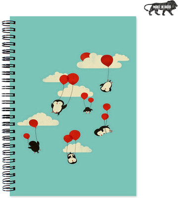 

VenTechno A5 Diary(VT Designer Wirebound Ruled Paper Sheets Personal and Office Stationary Notebooks Diary, Multicolor)