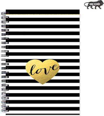 

VenTechno A5 Diary(Cute Designer Wirebound Ruled Paper Sheets Personal and Office Stationary Notebooks Diary, Multicolor)