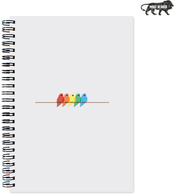 

VenTechno A5 Diary(Cute Designer Wirebound Ruled Paper Sheets Personal and Office Stationary Notebooks Diary, Multicolor)