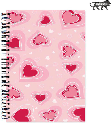 

VenTechno A5 Diary(Cute Designer Wirebound Ruled Paper Sheets Personal and Office Stationary Notebooks Diary, Multicolor)