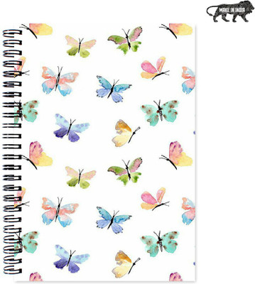 

VenTechno A5 Diary(Cute Designer Wirebound Ruled Paper Sheets Personal and Office Stationary Notebooks Diary, Multicolor)