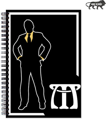 

VenTechno A5 Diary(Professional Man 'M' A5 Designer Wirebound Ruled Paper Sheets Personal and Office Stationary Notebooks Diary, Multicolor)