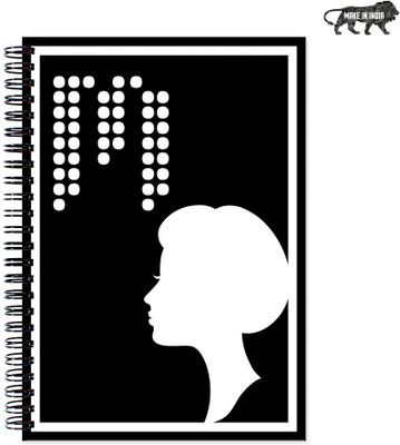 

VenTechno A5 Diary(She 'M' A5 Designer Wirebound Ruled Paper Sheets Personal and Office Stationary Notebooks Diary, Multicolor)