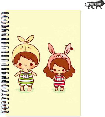 

VenTechno A5 Diary(Cute Designer Wirebound Ruled Paper Sheets Personal and Office Stationary Notebooks Diary, Multicolor)