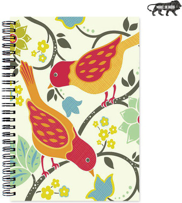 

VenTechno A5 Diary(Cute Designer Wirebound Ruled Paper Sheets Personal and Office Stationary Notebooks Diary, Multicolor)