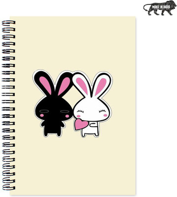 

VenTechno A5 Diary(Cute Designer Wirebound Ruled Paper Sheets Personal and Office Stationary Notebooks Diary, Multicolor)