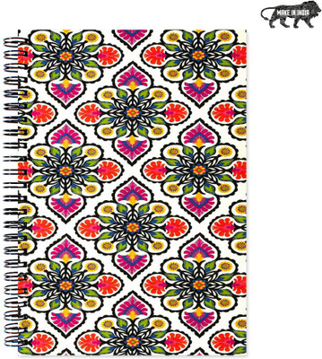 

VenTechno A5 Diary(VT Designer Wirebound Ruled Paper Sheets Personal and Office Stationary Notebooks Diary, Multicolor)