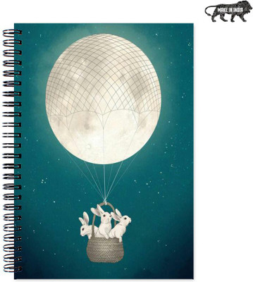 

VenTechno A5 Diary(Cute Designer Wirebound Ruled Paper Sheets Personal and Office Stationary Notebooks Diary, Multicolor)