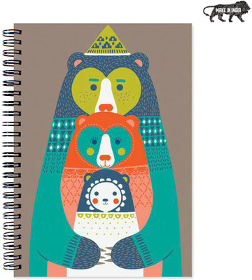 

VenTechno A5 Diary(VT Designer Wirebound Ruled Paper Sheets Personal and Office Stationary Notebooks Diary, Multicolor)