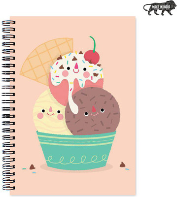 

VenTechno A5 Diary(Cute Designer Wirebound Ruled Paper Sheets Personal and Office Stationary Notebooks Diary, Multicolor)
