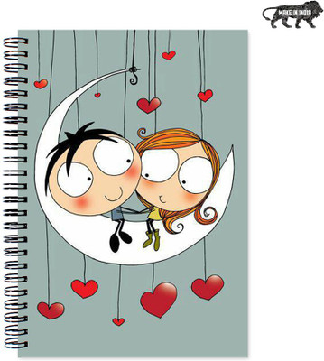 

VenTechno A5 Diary(Cute Designer Wirebound Ruled Paper Sheets Personal and Office Stationary Notebooks Diary, Multicolor)