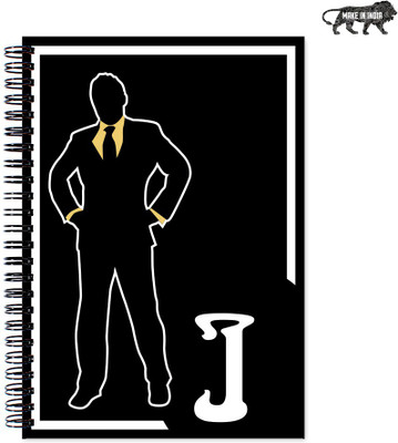 

VenTechno A5 Diary(Professional Man 'J' A5 Designer Wirebound Ruled Paper Sheets Personal and Office Stationary Notebooks Diary, Multicolor)