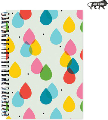 

VenTechno A5 Diary(Cute Designer Wirebound Ruled Paper Sheets Personal and Office Stationary Notebooks Diary, Multicolor)