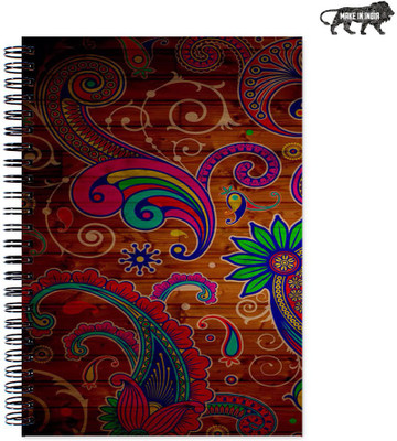 

VenTechno A5 Diary(VT Designer Wirebound Ruled Paper Sheets Personal and Office Stationary Notebooks Diary, Multicolor)