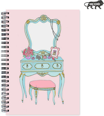 

VenTechno A5 Diary(Cute Designer Wirebound Ruled Paper Sheets Personal and Office Stationary Notebooks Diary, Multicolor)