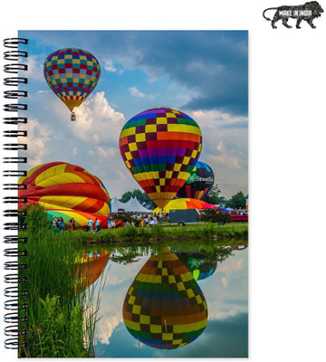 

VenTechno A5 Diary(VT Designer Wirebound Ruled Paper Sheets Personal and Office Stationary Notebooks Diary, Multicolor)