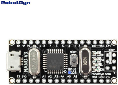 

RobotDyn Nano_v3_CH340G_ATmega340_5V Micro Controller Board Electronic Hobby Kit