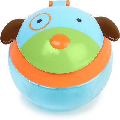 

Skip Hop Baby Zoo Little Kid and Toddler Snack Cup with Snap Top Lid and No Spill Opening, Multi, Darby Dog - Rubber/Plastic(Multicolor)
