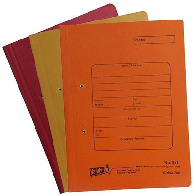 

TEP Paper Cobra File(Set Of 6, Multicolor)