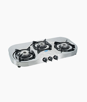 

Glen Glen GL 1035 HF AI Gas Cooktop Stainless Steel Automatic Gas Stove(3 Burners)
