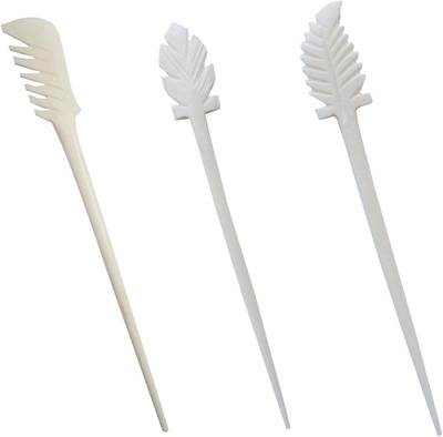 

CraftEra Marble Stick Hair Pin(White)