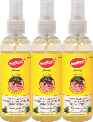

RunBugz Combo Mosquito Repellent Pack of 3 Spray(Pack of 3)