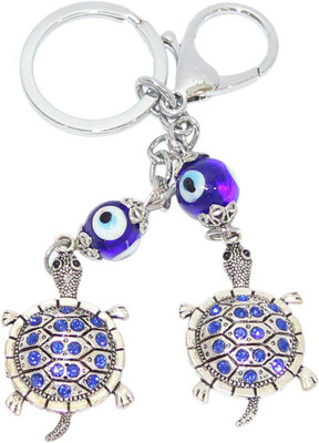 

Aura Feng Shui Turtles With Evil Eye Key Chain