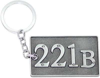 

Aura Imported Double Sided Sherlock Holmes Full Metal Key Chain