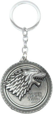 

Aura Game Of Thrones Winter is Coming Round Metal Key Chain