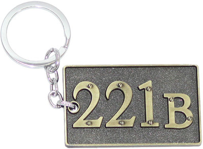 

Aura Imported Double Sided Sherlock Holmes Metal Key Chain