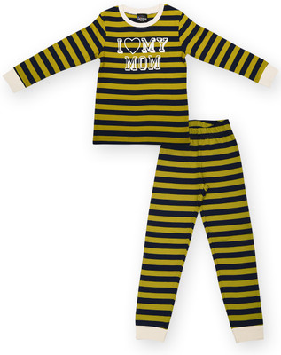 

Ventra Kids Nightwear Boys Printed Cotton(Multicolor Pack of 1, Green