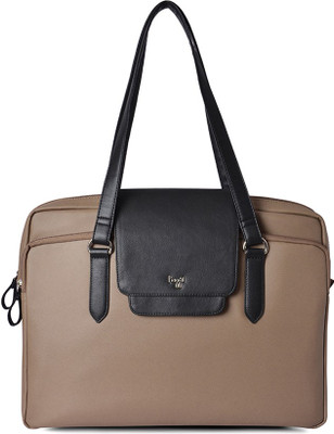 

Baggit 15 inch Laptop Messenger Bag(Beige), Smoke