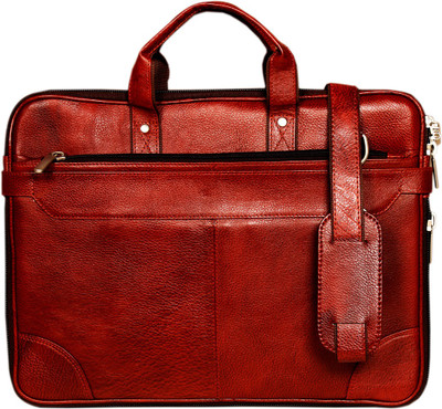

Leatherworld 15.6 inch Laptop Messenger Bag(Tan), New tan