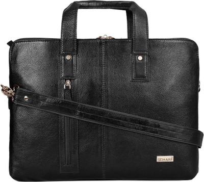 

Scharf 15 inch Laptop Messenger Bag(Black), Black-84