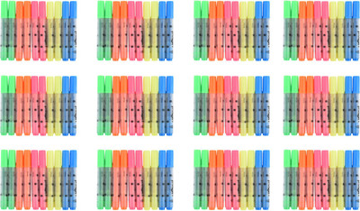 

Asera 12 Sets of Pack of 10 Highlighters(Set of 10, Multicolor)