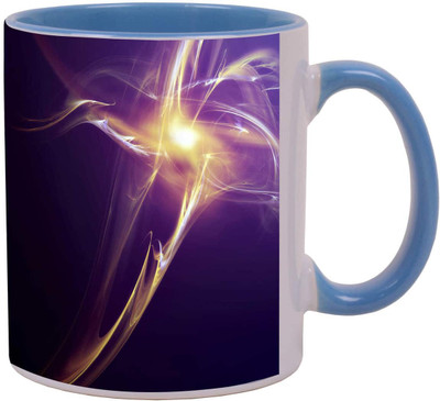 

Arkist abstract flame Ceramic Mug(340 ml), Multicolor
