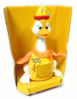 

DINAARKAN ROCKING GOOSE DUCK WITH 3D LIGHTS, MUSIC & BATTERIES(Yellow, Orange, White)