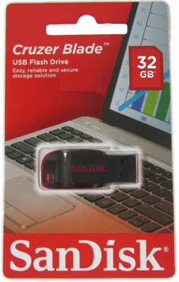 SanDisk Pendrive 32 GB Pen Drive(Red, Black) available at flipkart for Rs.780