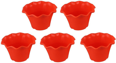Minerva Naturals Plant Container Set(Pack of 5, Plastic)