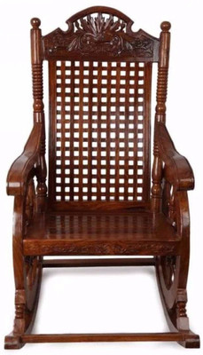

Onlineshoppee Solid Wood 1 Seater Rocking Chairs(Finish Color - Brown)